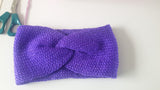 knitted twisted headbands