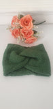 knitted twisted headbands