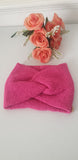 knitted twisted headbands