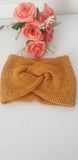 knitted twisted headbands