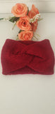 knitted twisted headbands