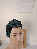 velvet turban hat