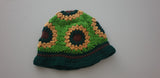 Winter hats ,Hand Crochet daisy granny square hats