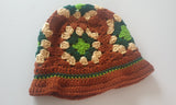 Winter hats ,Hand Crochet daisy granny square hats