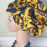 Satin lined luxury bonnet,scrub hat ,sleep hat,out and in door wear